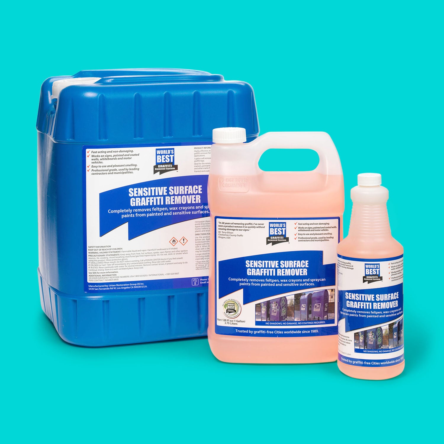 Sensitive Surface Graffiti Remover