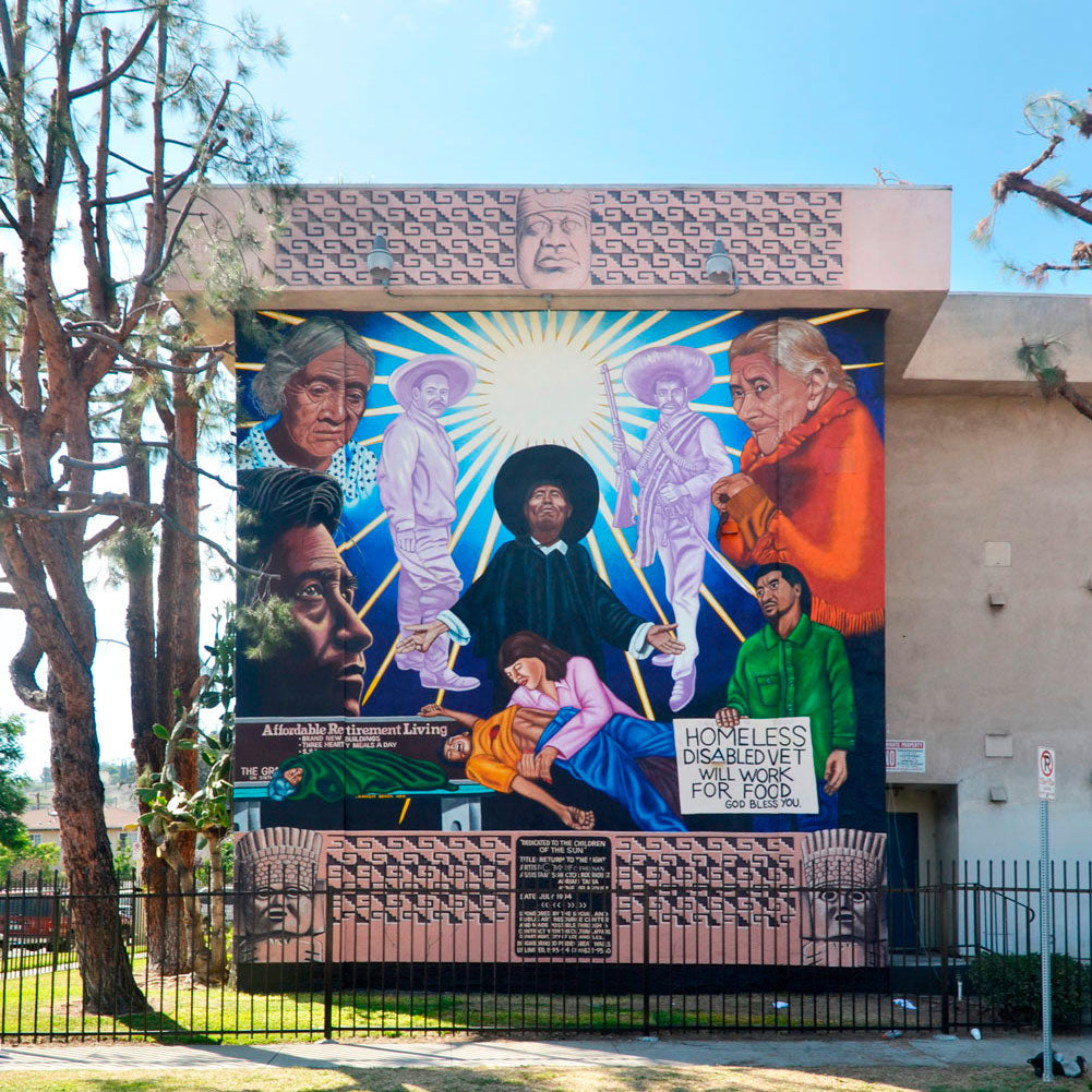 Restoration of Charles "Boko" Freeman's "Return to the Light" in Highland Park, CA